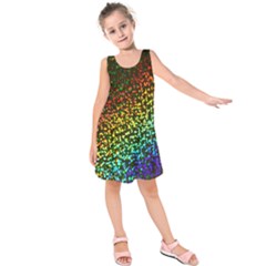 Construction Paper Iridescent Kids  Sleeveless Dress by Amaryn4rt