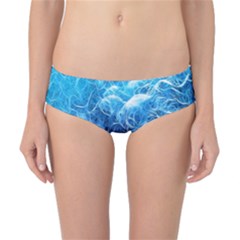 Fractal Occean Waves Artistic Background Classic Bikini Bottoms by Amaryn4rt