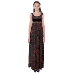 Black And Red Background Empire Waist Maxi Dress by Amaryn4rt