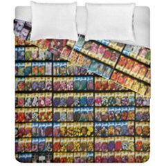 Flower Seeds For Sale At Garden Center Pattern Duvet Cover Double Side (california King Size)