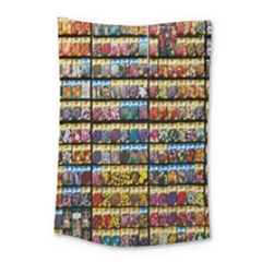 Flower Seeds For Sale At Garden Center Pattern Small Tapestry