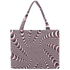 Digital Fractal Pattern Mini Tote Bag by Amaryn4rt