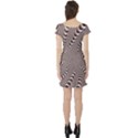 Digital Fractal Pattern Short Sleeve Skater Dress View2