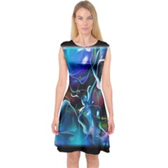 Water Is The Future Capsleeve Midi Dress