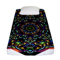 Mandala Abstract Geometric Art Fitted Sheet (single Size)