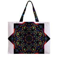 Mandala Abstract Geometric Art Zipper Mini Tote Bag