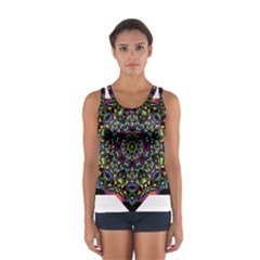 Mandala Abstract Geometric Art Women s Sport Tank Top 