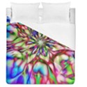 Magic Fractal Flower Multicolored Duvet Cover (Queen Size) View1