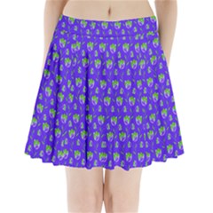 Floral Pattern Pleated Mini Skirt by Valentinaart