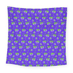 Floral Pattern Square Tapestry (large)