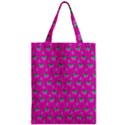 Floral pattern Zipper Classic Tote Bag View1