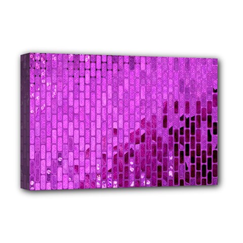 Purple Background Scrapbooking Paper Deluxe Canvas 18  X 12   by Amaryn4rt