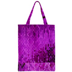 Purple Background Scrapbooking Paper Zipper Classic Tote Bag by Amaryn4rt