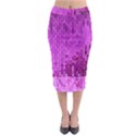 Purple Background Scrapbooking Paper Midi Pencil Skirt View1