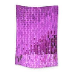 Purple Background Scrapbooking Paper Small Tapestry