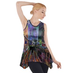 Downtown Chicago Side Drop Tank Tunic