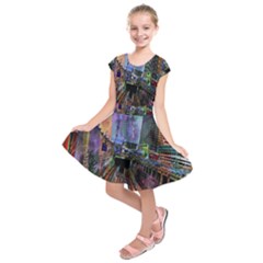 Downtown Chicago Kids  Short Sleeve Dress