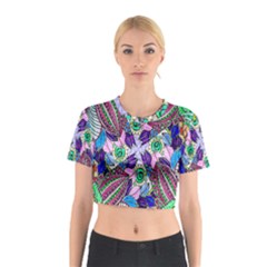 Wallpaper Created From Coloring Book Cotton Crop Top