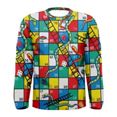 Snakes And Ladders Men s Long Sleeve Tee