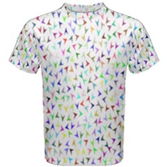 Pointer Direction Arrows Navigation Men s Cotton Tee by Amaryn4rt