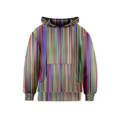 Striped Stripes Abstract Geometric Kids  Pullover Hoodie