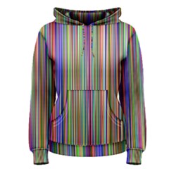 Striped Stripes Abstract Geometric Women s Pullover Hoodie by Amaryn4rt