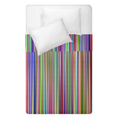 Striped Stripes Abstract Geometric Duvet Cover Double Side (single Size) by Amaryn4rt