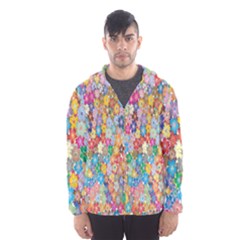 Sakura Cherry Blossom Floral Hooded Wind Breaker (men)