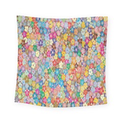 Sakura Cherry Blossom Floral Square Tapestry (small)