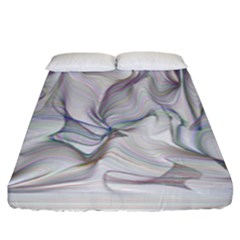 Abstract Background Chromatic Fitted Sheet (king Size)