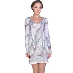 Abstract Background Chromatic Long Sleeve Nightdress