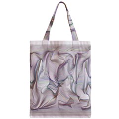 Abstract Background Chromatic Zipper Classic Tote Bag