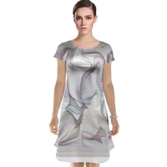 Abstract Background Chromatic Cap Sleeve Nightdress