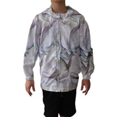 Abstract Background Chromatic Hooded Wind Breaker (kids)