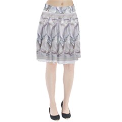 Abstract Background Chromatic Pleated Skirt