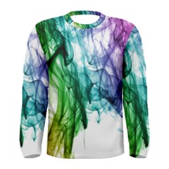 Colour Smoke Rainbow Color Design Men s Long Sleeve Tee