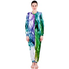 Colour Smoke Rainbow Color Design Onepiece Jumpsuit (ladies) 