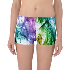 Colour Smoke Rainbow Color Design Boyleg Bikini Bottoms by Amaryn4rt