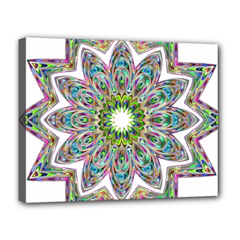 Decorative Ornamental Design Canvas 14  X 11 