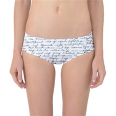 Handwriting  Classic Bikini Bottoms