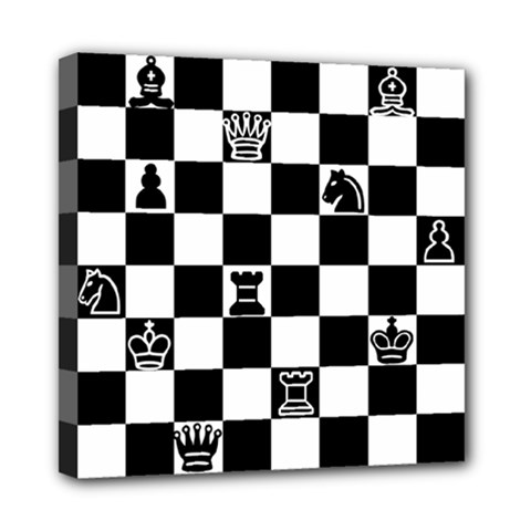 Chess Mini Canvas 8  X 8  by Valentinaart