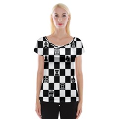 Chess Women s Cap Sleeve Top