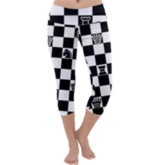 Chess Capri Yoga Leggings