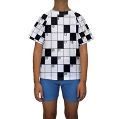 Crosswords  Kids  Short Sleeve Swimwear