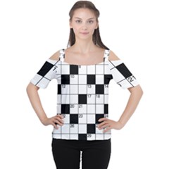 Crosswords  Women s Cutout Shoulder Tee