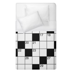 Crosswords  Duvet Cover (single Size) by Valentinaart