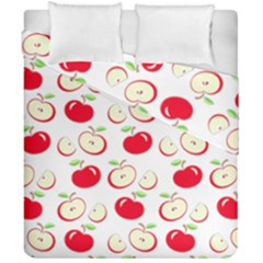 Apple Pattern Duvet Cover Double Side (california King Size)