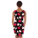 Apple pattern Wrap Front Bodycon Dress View2