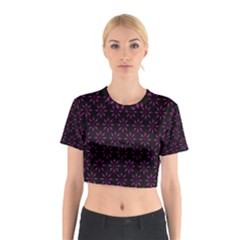 Pattern Cotton Crop Top by Valentinaart