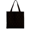 Pattern Zipper Grocery Tote Bag View1